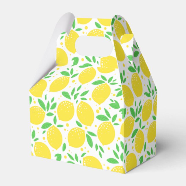 Yellow Lemons Fevor Box Geschenkschachtel (Vorderseite)