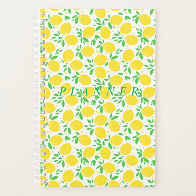 Yellow Lemons Planner Planer (Vorderseite)