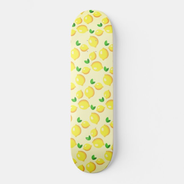 Yellow Lemons Skateboard-Geschenk Skateboard (Vorderseite)