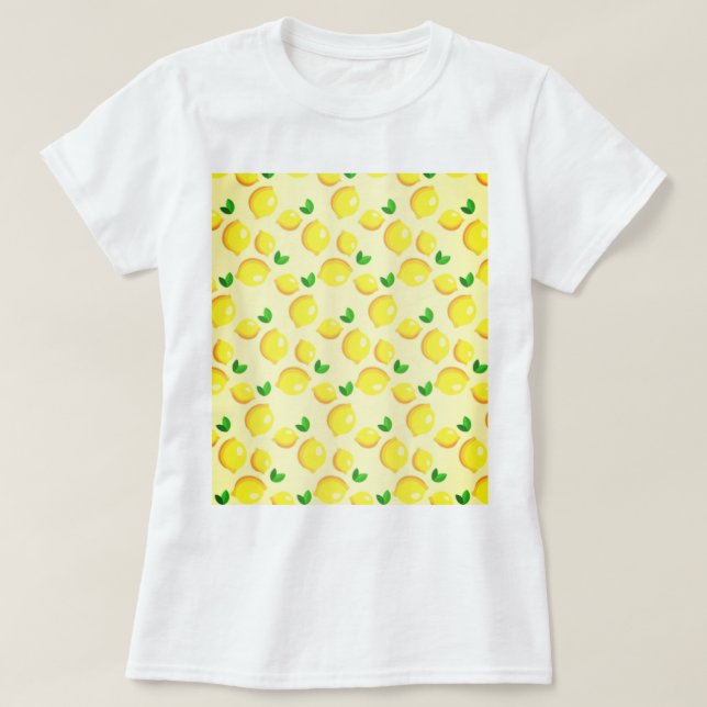 Yellow Lemons T - Shirt (Design vorne)