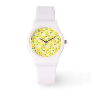 Yellow Lemons Watch Armbanduhr