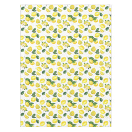 Yellow Lemons Watercolor Fruchtmuster Tischdecke