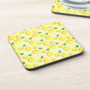 Yellow Lemonsm Getränkekappe Getränkeuntersetzer