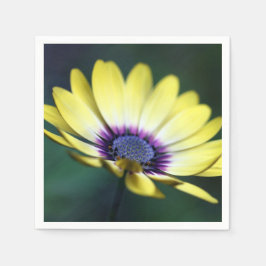 Yellow Lila Center Paper Napkin Serviette