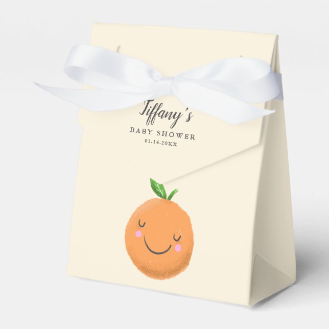 Yellow Little Süsse Thema Kinderdusche Geschenkschachtel (Vorderseite)