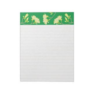 Yellow Magnolias on a Large Notepad Notizblock
