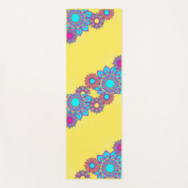 Yellow Mandala Yoga Mat Yogamatte