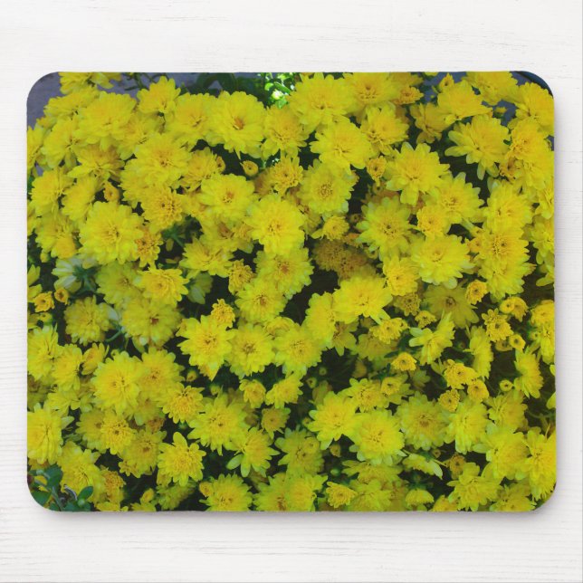 Yellow Margarita Daisy Mousepad (Vorne)