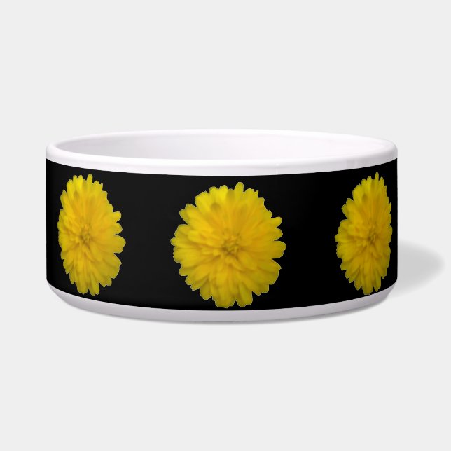 Yellow Marigold Dog Bowl Napf (Vorderseite)