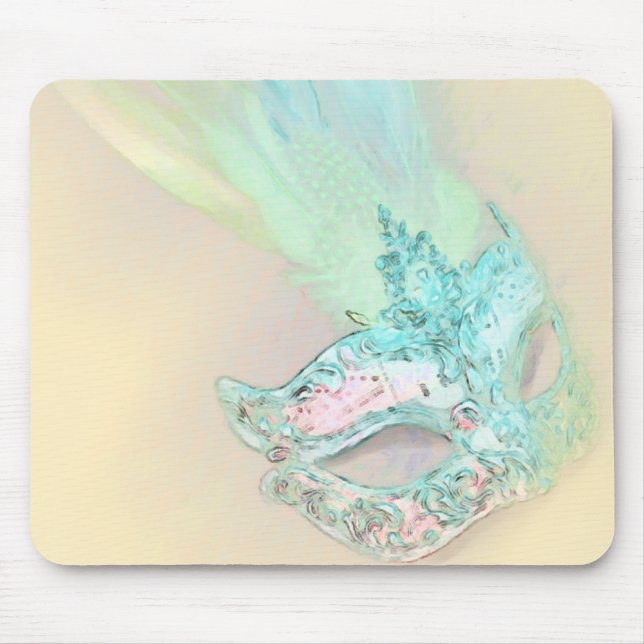 Yellow Masquerade Mousepad (Vorne)