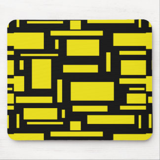 Yellow Maze Mousepad