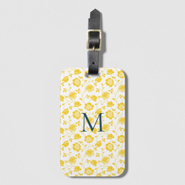 Yellow Meadow Luggage Tag Gepäckanhänger (Vorderseite Vertikal)