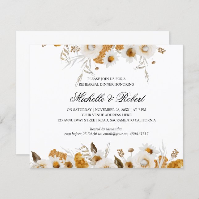 Yellow Mimosa Probe Dinner (Vorne/Hinten)