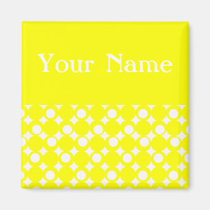 Yellow Mod Ball Design @ Emporio Moffa Magnet