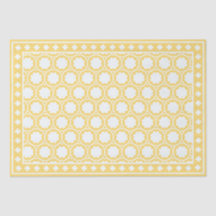 Yellow Modern Bone Inlay Decoupage Paper