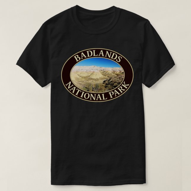 Yellow Mounds im Badlands National Park in South D T-Shirt (Design vorne)