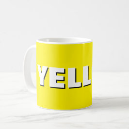YELLOW Mug – Sunshine in Ceramic | We Are All Mugs Kaffeetasse