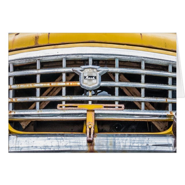 Yellow Nash Rambler Grußkarte (Vorderseite (Horizontal))