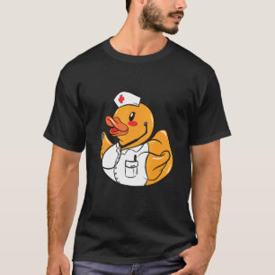 Yellow Nurse Duck Bath Duckie Duckling T-Shirt