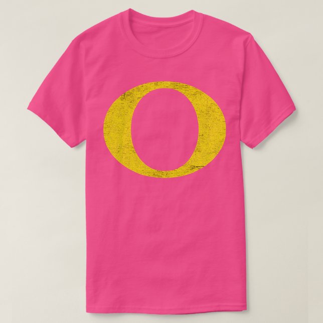 Yellow O Oregon T-Shirt (Design vorne)