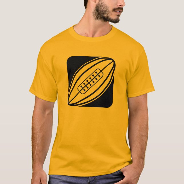 Yellow Orange Rugby T-Shirt (Vorderseite)