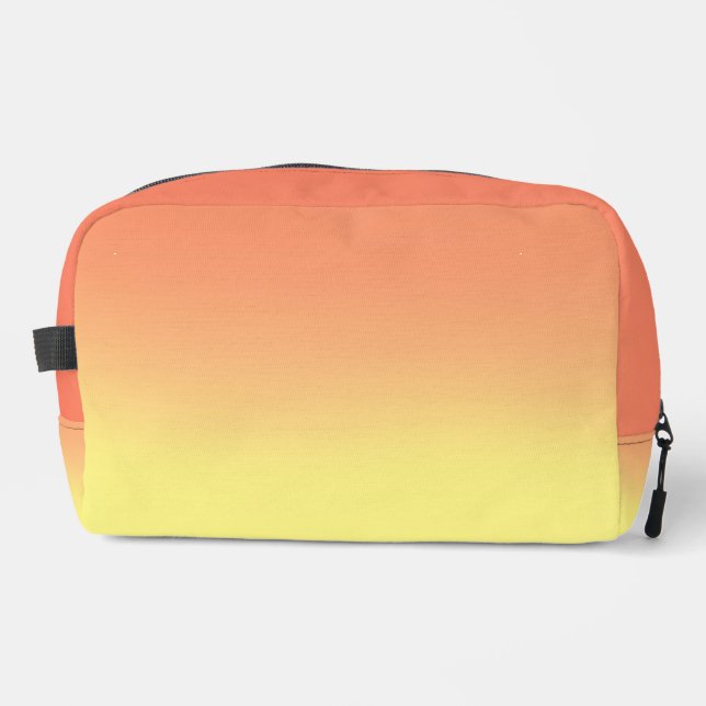 Yellow Orange sunset ombre Dopp Kit Waschbeutel (Vorderseite)
