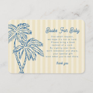Yellow Palm Springs Pastellbücher für Babywindeln Begleitkarte