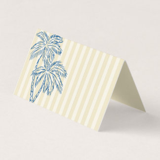 Yellow Palm Springs Pastellstrand Party Platzkarte
