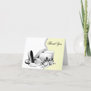 Yellow Pearls High Heel Shoes Danke an Ihre Karten