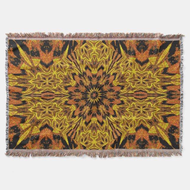 Yellow Peony Decke (Vorderseite)