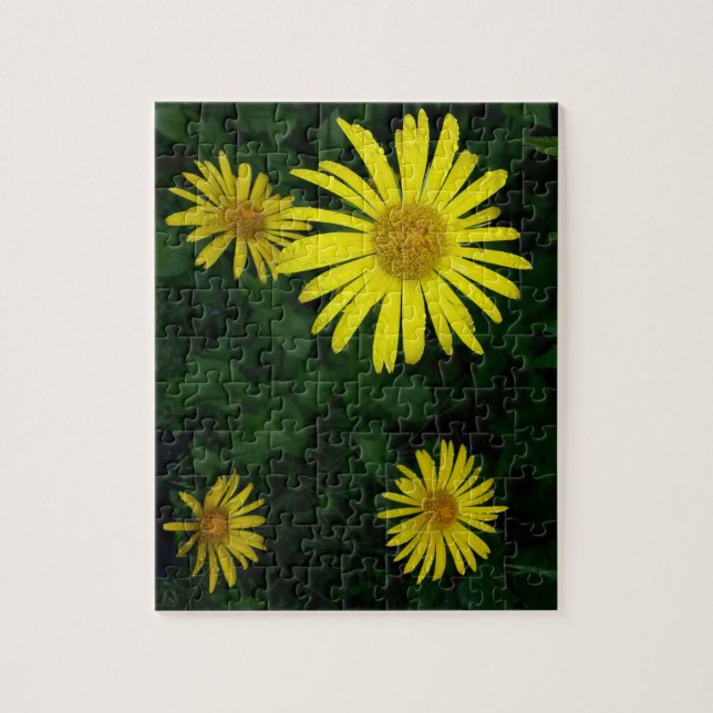 Yellow Perennial Minnesota Blume Puzzle (Vertikal)