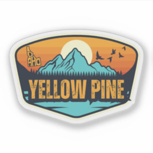 Yellow Pine, Idaho Aufkleber
