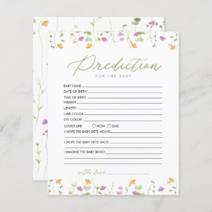 Yellow Pink Wildblume Vorhersage für Kinderspiel