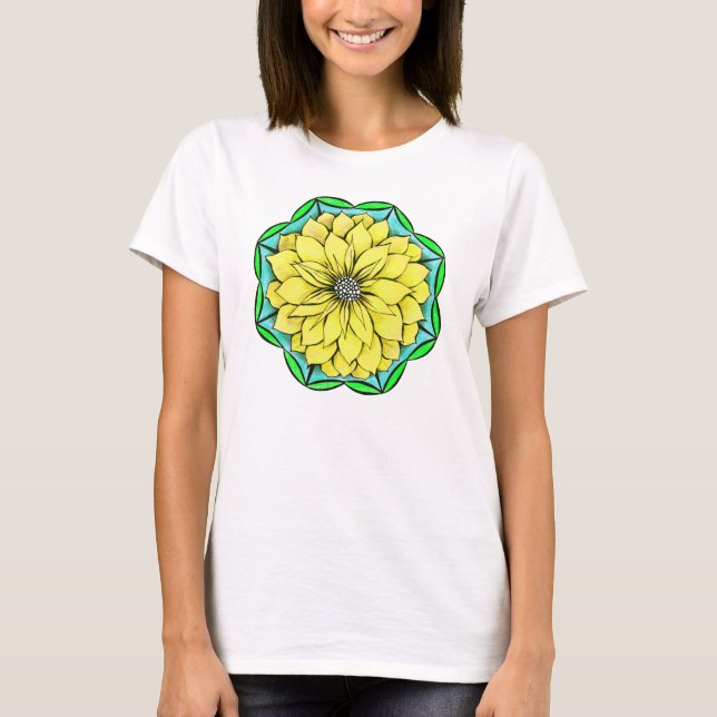 YELLOW POINSETTIA T - Shirt (Vorderseite)
