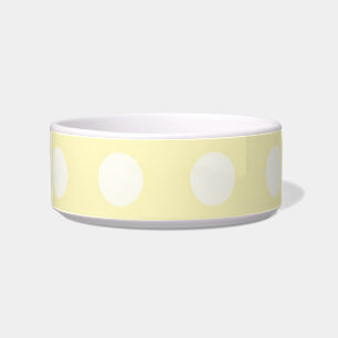 Yellow Poka Dots Napf