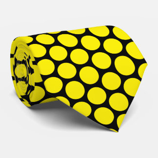 Yellow Polka Dot Design Krawatte