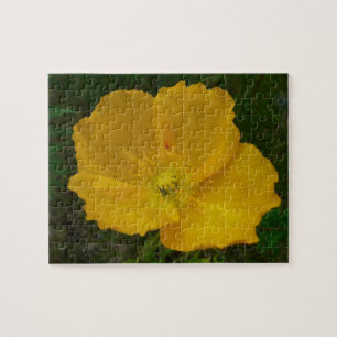 Yellow Poppy Alaskan Wildblume Floral Puzzle