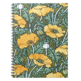 Yellow Poppy Notizblock