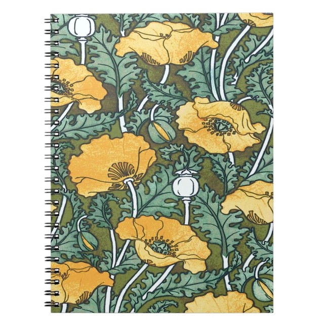 Yellow Poppy Notizblock (Vorderseite)