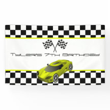 Yellow Race Car Geburtstagsparty