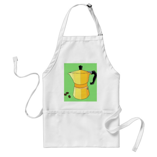 Yellow Rainbow Espresso Schürze (Vorne)