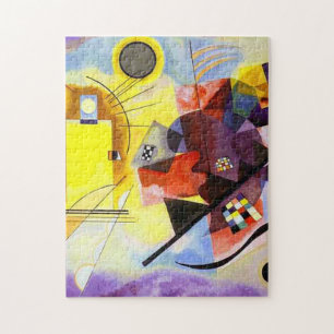 Yellow Red Blue von Vassily Kandinsky Puzzle