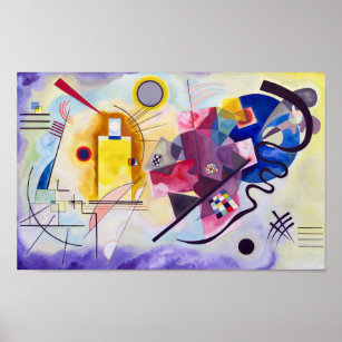 Yellow Red Blue, Wassily Kandinsky Poster