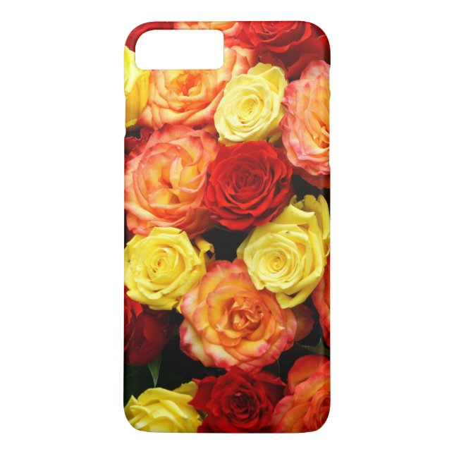 Yellow Red Orange Rose iPhone X Fall Selten da Case-Mate iPhone Hülle (Rückseite)
