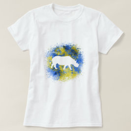 Yellow Rhinoceros T-Shirt