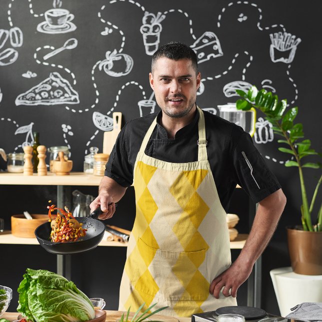 Yellow Rhombus Schürze (Von Creator hochgeladen)