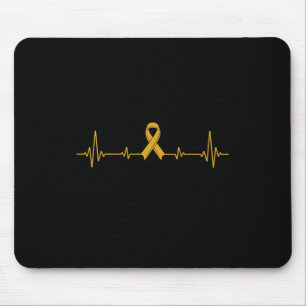 Yellow Ribbon Suizidprävention Awareness Mousepad