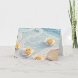 Yellow Rose Beach Einladung
