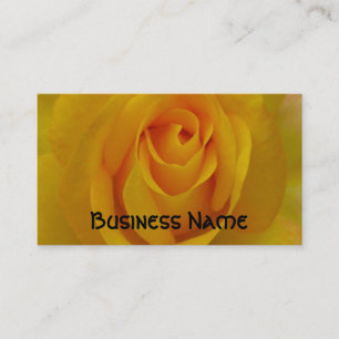 Yellow Rose Business Card Visitenkarte