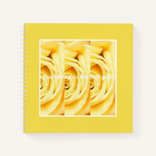 Yellow Rose Collection Notebook von Ahsek Novel Notizbuch